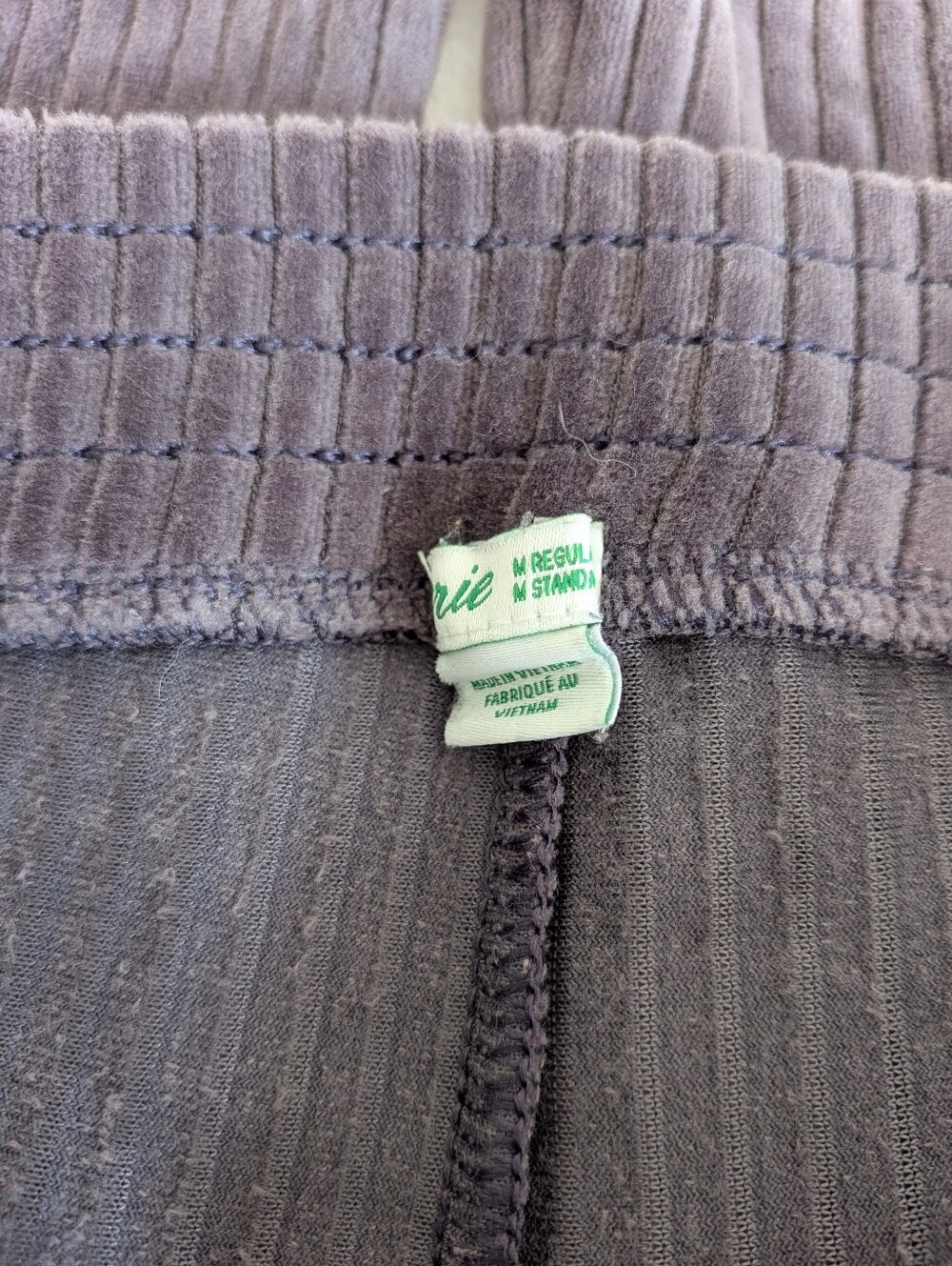 aerie velour ribbed flare pants - Picture 4 of 4